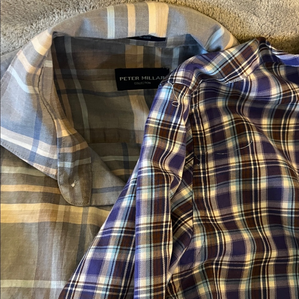 6 Peter Millar Button Down Shirts. Large - image 6